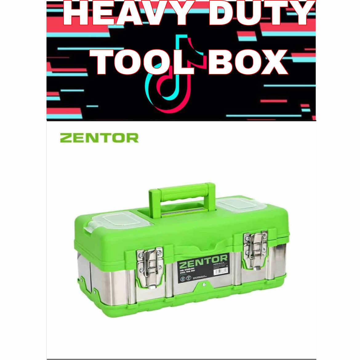 ito yung tool box na mura lang pero ang ganda ng quality. di na pakalat kalat mga tools mo dito. #zentor #zentortoolbox #toolbox 