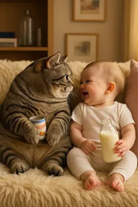 Funny #cat #baby #funnyvideos #trending #fyp 