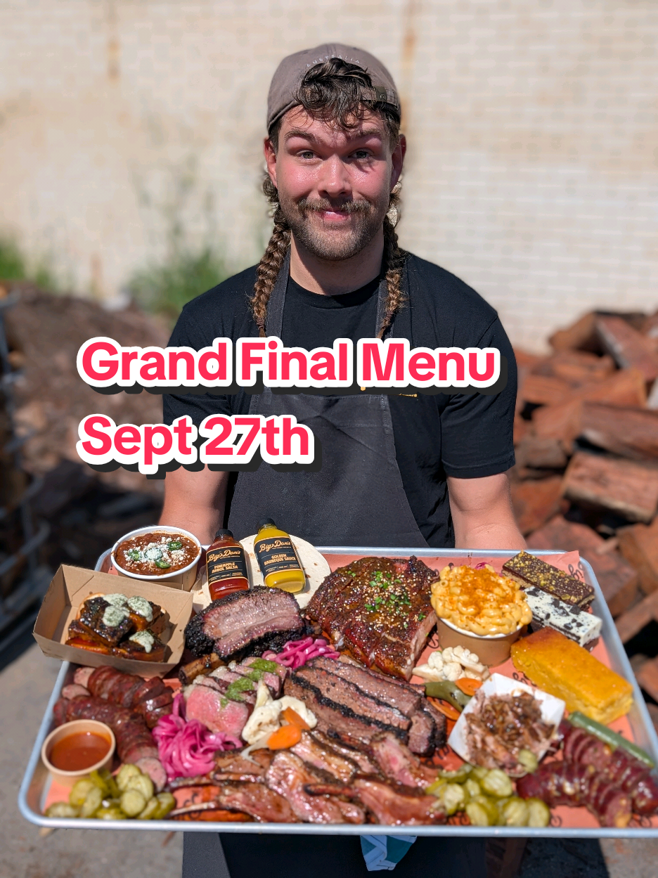 Huge Grand Final Packs! Open 9am-1pm FYI  And if you don't need a giant pack to feed a dozen, we have solo Beef Ribs and Brisket for pre order as well. ⤵️⤵️ Saturday Sept 27th 9am-1pm Bayswater (Address upon ordering)  Big GF Share Pack 1KG Wagyu Brisket 400g Adobo Beef Oyster 400g Verde Pulled Pork 400g Lamb Ribs  600g Ancho Cheddar Beef snags 600g Texan Pork Snags Pint of Cowboy Beans Pint of Potato Salad Loaf of Butter bread Golden Mustard bottle Jalapeno Lime salsa bottle Heaps pickled veg $385 3.4kg meat. Feeds 10-12 ⤵️ Also avail to Pre Order: Wagyu Brisket 500g $65 Beef Ribs 600g (1-2) $69 Whole Wagyu Brisket 3kg cooked weight $350 ⤵️ At the till Extras (till sold out): Texan Pork Ribs 500g $35 / 1kg $68 Dry Aged Lamb Shoulder w/chimmi 250g $29 Nashville Chicken Snag $13 Honeybutter Cornbread $13 Tallow Crumb Mac $20 Choc Honeycomb Brownie $10 Biscoff Brownie $10 Sausage Roll w/Chipotle jam $15 From Coffee van. Next to fresh fruit produce from @the_peoples_produce Open 8am-1pm for that stuff.  BBQ is PRE ORDER only.  20 Moojebing Street, Bayswater 🔥🔥 Orders Open Tuesdays at 7pm sharp (and sellout very quick these days). Same times every week. ✌️ https://www.bigdons.com.au/collections/events 📍Tips: 1. BYO camp chair and esky. We are only allowed 20 seats from the Council, but heaps of space around the shop. You'll be way more comfortable in line sitting with a drink in hand. 👌 2. Every order is packed take away by default, but BBQ is always best eaten fresh. Stay and tail gate!  3. There may be a significant wait. At open expect possibly 60-80 minutes wait in line when we open, and easing . Fastest is towards the end of the pickup window. We have Live Music 🎶 4. There are no cancellations or rebooking. Make sure you can attend in the pickup time.  5. No walkup Orders. Till Extras with a Pre Order item only.  📍Please note the photos are just examples, order via text menu.  #undergroundbbq 