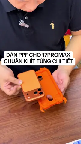 Dán ppf cho 17promax chuẩn khít từng chi tiết - tull sát mí màn hình #17promax #ppf #dán_ppf #h2film #h2shop 