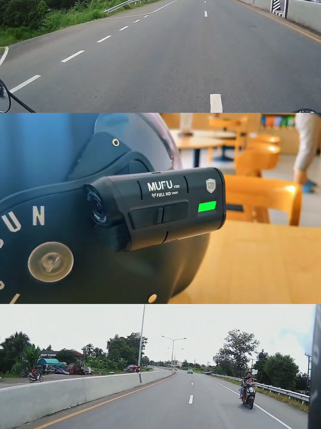 กล้องติดหมวกกันน๊อค MuFu V20S ที่มาพร้อมกล้องหน้าและหลัง ความชัดระดับ Full HD มีกันน้ำกันสั่น ใช้งานได้ถึง 7 ชั่วโมง คุ้มมาก #กล้อง #กล้องติดหมวกกันน๊อค😲💨 #กล้องmufu #รีวิวของดีบอกต่อ #รีวิว 