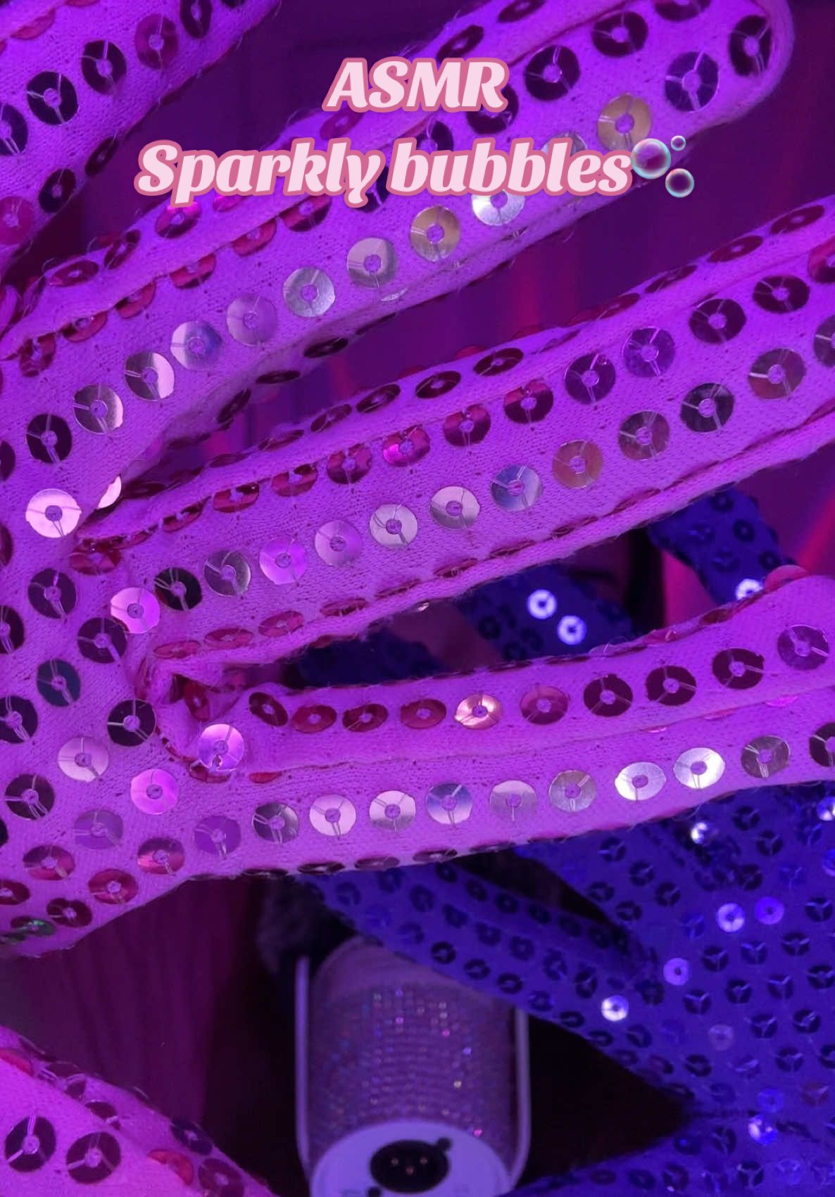 Sparkly bubbles!!🫧🫧 #asmr #asmrlive #asmrtiktoks #relaxingvideos #bubblesasmr 