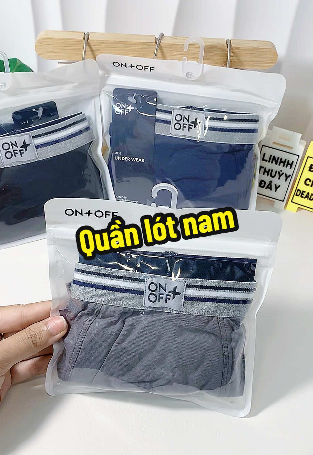 Quần boxer các anh em không thể bỏ qua 🩲  #onoff #affiliatemarketing #unboxing #fyp #xaykenhtiktok 