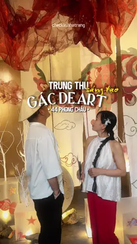 Trăng, đèn có đủ, còn thiếu người tới uống trà check in hoyyyy. ⭐️  ___ GÁC DE.ART (coffee.Dessert.Workspace) 📍 Mở cửa: 06:30 - 22:00  📍 44 Phong Châu, Nha Trang #checkinnhatrang #nhatrang #gacdeart #trungthu #reviewcafe 