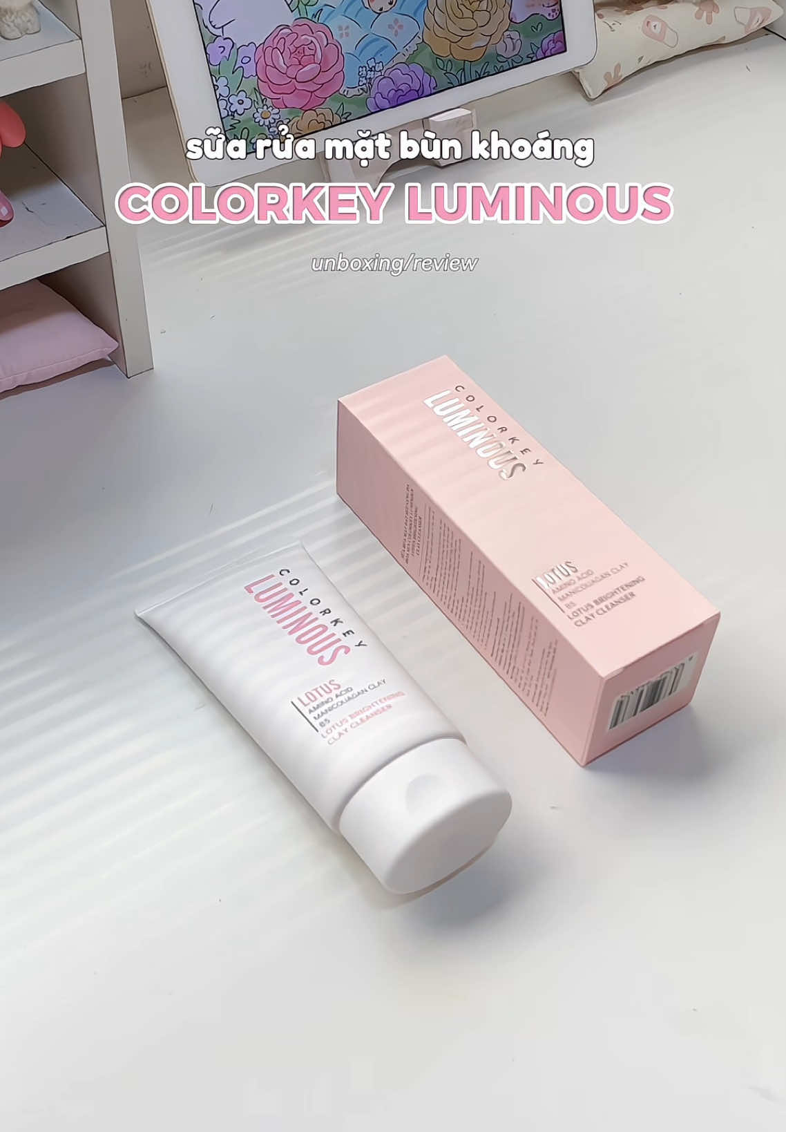 chân ái cho mấy bà làn da dầu nè, srm bùn khoáng đến từ nhà Colorkey, dùng xong da thoáng mát lun 💯 #colorkey #suaruamatbunkhoang #colorkeyluminous #skincare #viral 