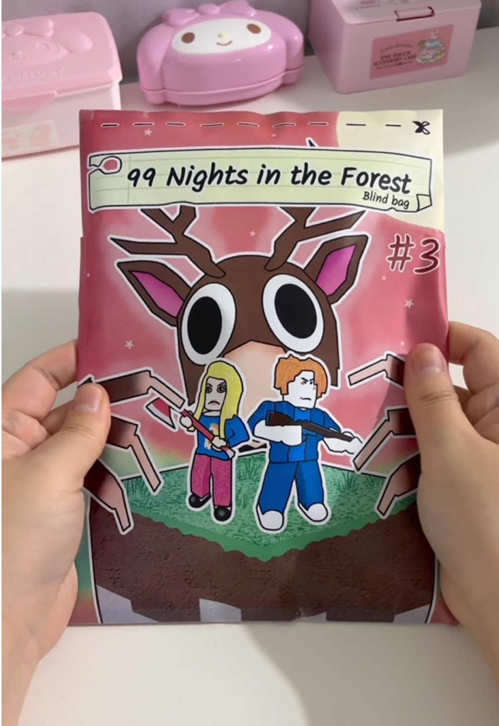 99 Nights in the Forest Blind bag 3!!!🪵 In the real game, Old Radio, Broken Microwave, and Tyre can’t be used as fuel 😂🔥 #asmr #99nightsintheforest #blindbag #satisfying #paperdiy  