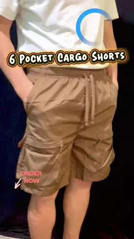 6 Pocket Cargo Shorts Unisex #cargoshorts #shorts #tiktokph #fashion #trending 