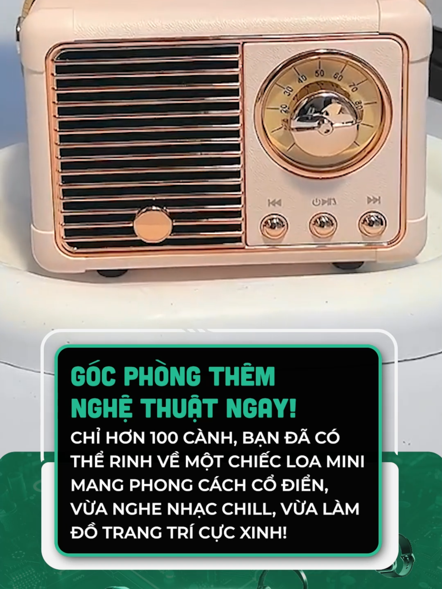 Quá là nghệ thật sự #tiktokgiaitri #tiktokviral #congnghe #clmedia #cltech #celebnetwork #loabletooth #retro