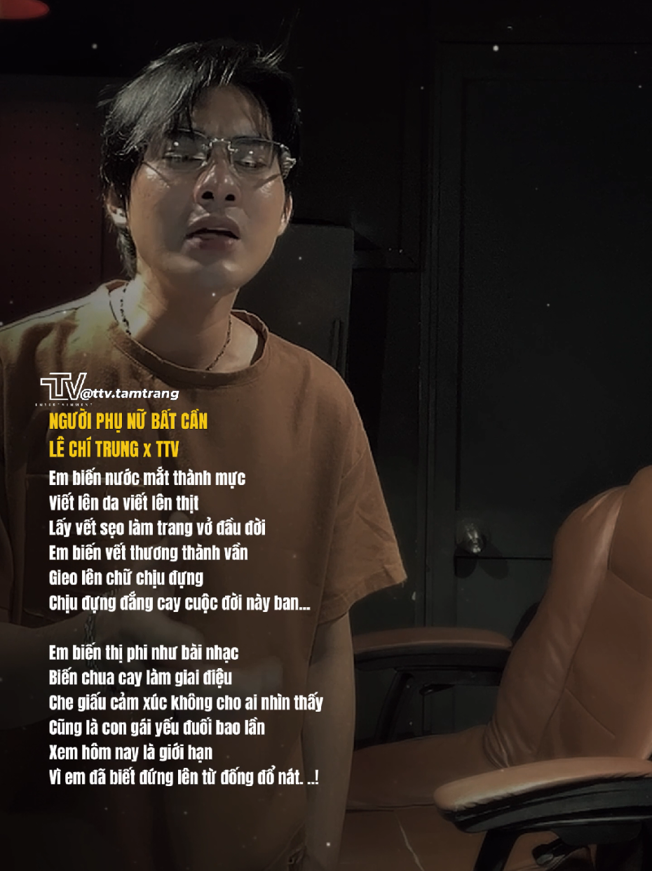 em biến vết thương thành vần gieo lên chữ chịu đựng... #TTVENTERTAINMENT #nhachaymoingay #buon_tam_trang #tinhyeu #nguoiphunubatcan 