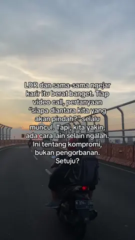 selalu berat kalau udah ngomongin “siapa yang bakal pindah?” #ldrstory #ldrcouple 