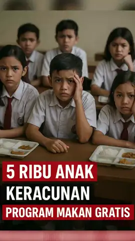 Ribuan anak diduga keracunan dari Program Makan Bergizi Gratis pemerintah. Peneliti minta program dihentikan sementara untuk evaluasi. Apakah ini kegagalan tata kelola? Tulis pendapat anda di kolom komentar Apakah program ini layak dilanjutkan atau dihentikan dulu? #beritaterbaru #infoupdate #viralindo #fyp #fypシ