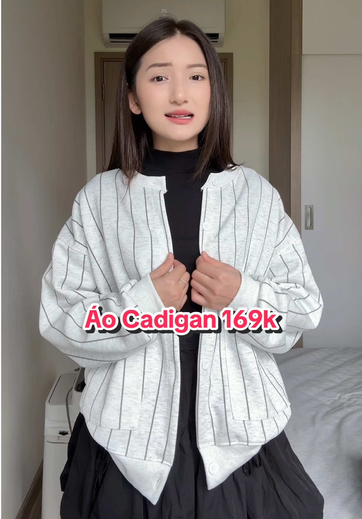 Áo cadigan #viral #review #xuhuong #aocadigan #aoni 