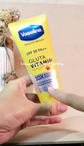 Vaseline Healthy Bright Serum Gluta Vitamin SPF30 PA++ #vaseline #sunscreen #modalkontendoang #skincare #racuntiktok 