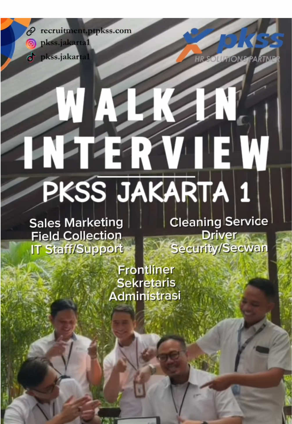 🚨 WALK IN INTERVIEW ALERT 🚨  Hai jobseekers! Yuk merapat, ada banyak lowongan kerja, nih. Catat tanggalnya, yaaa~ 📅 Kamis, 25 September 2025  ⏰ 09.00 WIB – Selesai  📍PKSS Jakarta 1 Globe Building, Lantai 2 Jl. Warung Jati Barat No.Kav. 31-33, Jakarta Selatan Buat kamu yang lagi cari kerja, ini saatnya tunjukin kemampuan & bawa CV terbaikmu😻 👉 Segera registrasi lewat link: bit.ly/WALKINJAK1-1 #PKSS #infoloker #lokerjakarta #loker2025 #fyp