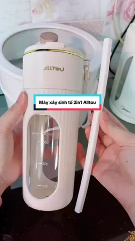 Máy xây sinh tố 2in1 của Alltou, xây xong bỏ ống hút vào uống luôn, nhỏ gọn mà rất là tiện nha… #trangpinky #tiktokmalaysia🇲🇾 #mayxaysinhto #mayxaysinhtomini @ALLTOU Malaysia 