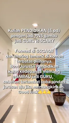 Liat komen2 di VT sebelah banyak yang cari info CPNS untuk jurusan S.pd Non Guru, dan ternyata sedikit formasi yang tersedia. Ada saran formasi buat temen2 S.pd yang pengen jadi PNS non guru?? #cpns #cpns2026 #infocpns #pns #fyp 