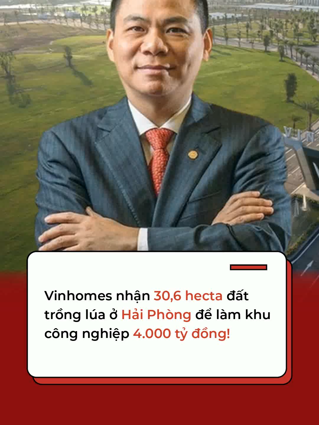 Để thực hiện dự án, địa phương sẽ thu hồi khoảng 227 ha đất, ảnh hưởng đến 1.600 hộ dân, trong đó hơn 30 hộ có đất ở! #CafeF #AMM #AI #Vinhomes #Haiphong