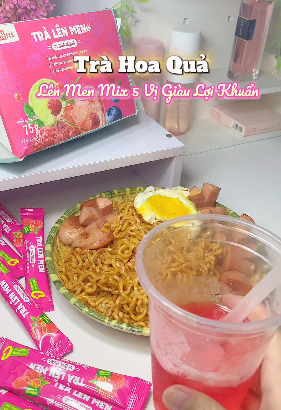 Có thể là uống thay nước ngọt luôn #trahoaqualenmen#trahoaqua#trahoaqualenmenmixvi #CuocDuaNhaSangTao #ChienDichNhaSangTao 