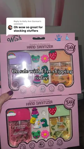 Replying to @Kelly Ann Gorman I love these hand sanitizers. They smell amazing and are super cute! #handsanitizer #sprayhandsanitizer  #backtoschool #stockingstuffer #tiktokshopcreatorpicks 