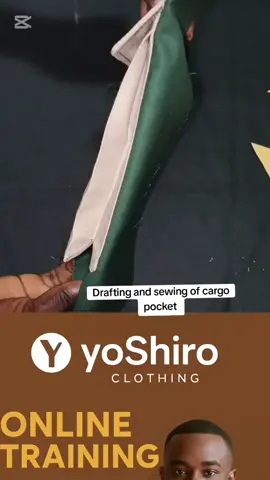 cargo pocket tutorial. #SewingTutorial #CargoPantsStyle #DIYClothing #FashionDesignerLife #TailoringSkills