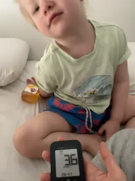 Woke up with a hypo #diabetes #toddler #t1d #type1diabetes #kidsoftiktok 