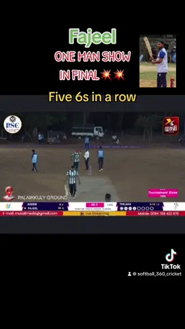 One man show in final  #champion #honeytops #fajeel #softball #6 #500k #fyppppppppppppppppppppppp @Rcb Fans Page @Ab.de.villiers @SOUTH AFRICA @FIFA 