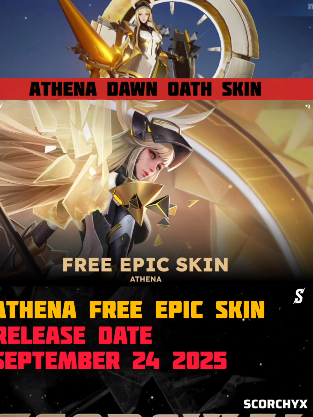 Athena Free Epic skin | HOK #HonorofKings #HOK #HOKThrilling #Spriteling #athena 