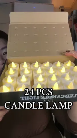 24 Pcs Led candle lamp #ledlamp #candlelamp #candles #candlebatteryoperated #decorations 