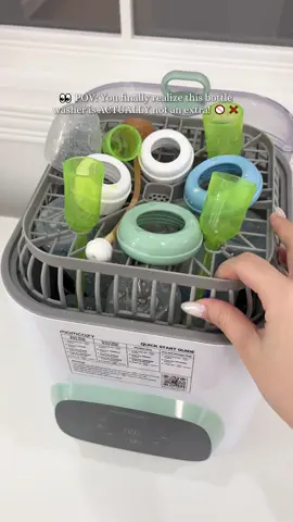 POV: You finally realize this bottle washer is ACTUALLY not an extra!🫧🍼💕#getreadforfashionweek #fallfreshness #bottlewasher #sterilizer #bottlefeeding 