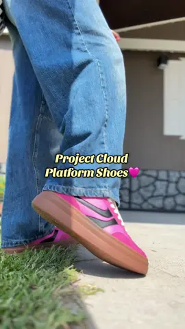 Comfy platform shoes on a budget 💖 #comfyshoes #platformshoes #projectcloud #memoryfoam #viralshoes 