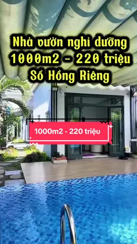 Nhà vườn 1000m2. Liên hệ em ngay ạ #xuhuong #xuhuongtiktok #nhagiare #bdssaigon #bdsbinhduong 