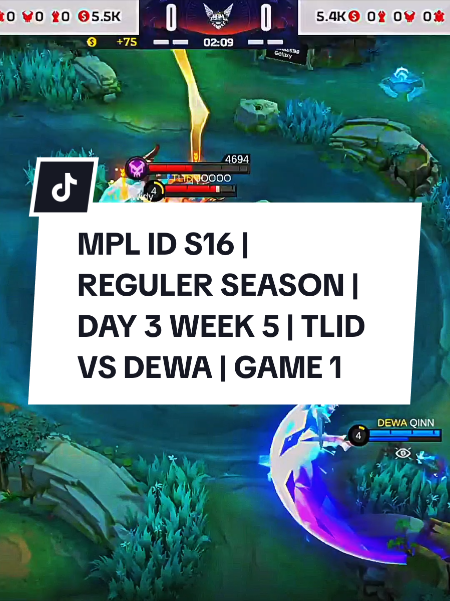 MPL ID S16 | REGULER SEASON | DAY 3 WEEK 5 | TLID VS DEWA | GAME 1 #MLBBNEXT2025 #NEXTJagoanMabar #mpl #aeronshikii #dewaunited 