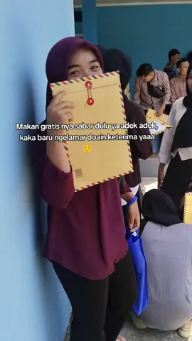 doin keterima ya adek adek, kaka buatkan menu spesial nanti😉 #mbg #makansianggratis #lamarkerja 