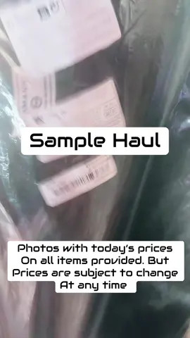 Sample Haul #samplehaul 