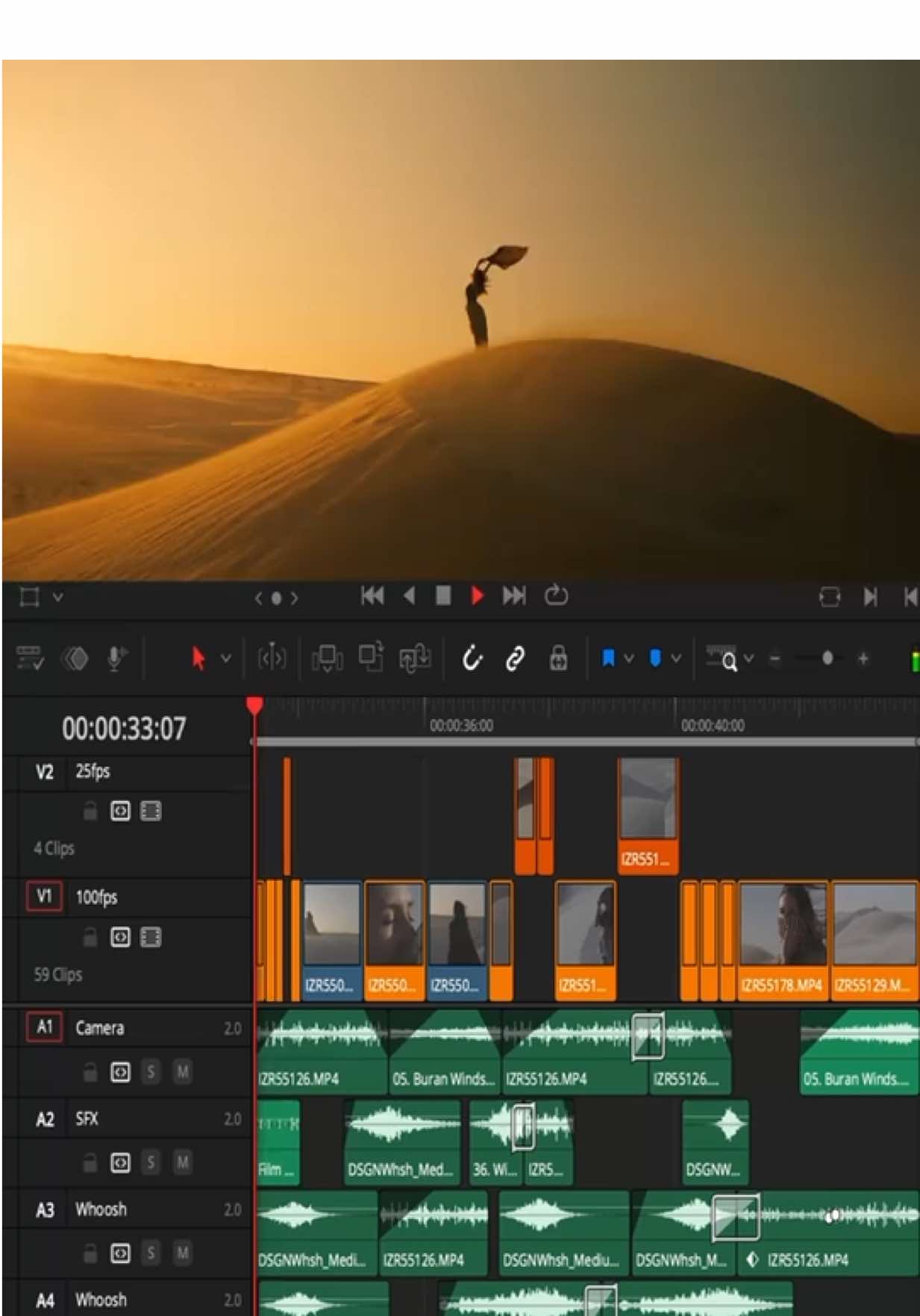 Sound design from my last edit