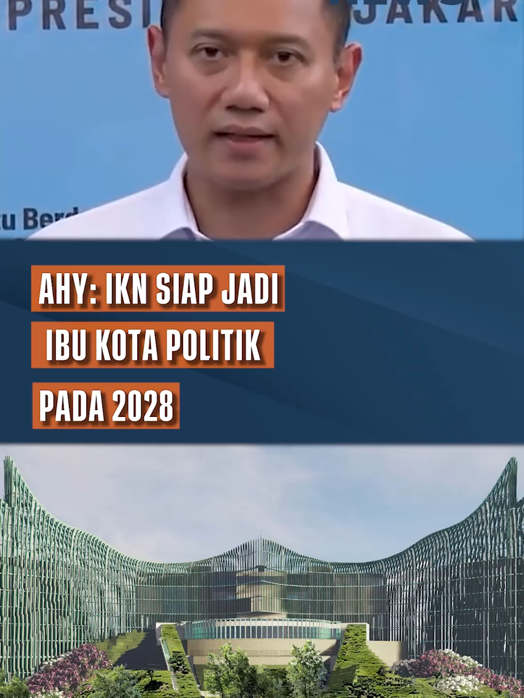 Menteri Koordinator Bidang Infrastruktur dan Pembangunan Kewilayahan, Agus Harimurti Yudhoyono (AHY), menegaskan komitmennya untuk terus mengawal pembangunan Ibu Kota Negara (IKN) di Penajam Paser Utara, Kalimantan Timur Ia menyampaikan bahwa pembangunan IKN sebagai ibu kota politik ditargetkan rampung pada tahun 2028, sejalan dengan amanat dalam Perpres Nomor 79 Tahun 2025 yang ditandatangani Presiden Prabowo. AHY menekankan pentingnya penyelesaian kawasan eksekutif, legislatif, dan yudikatif, yang akan menjadi fondasi utama IKN sebagai pusat pemerintahan baru. Pemerintah berkomitmen memastikan transisi ibu kota berjalan sesuai arah kebijakan nasional. Pro TV - Televisi Digital Berjaringan  Pro TV (@protv_id) bagian dari ekosistem Promedia Teknologi Indonesia (@promediateknologi)  -  SUBSCRIBE OFFICIAL CHANNEL YOUTUBE :  @protv_official | PROMEDIA TV  www.protv.id #ikn #ibukotanusantara #ahy #ibukotabaru #kalimantan #viral #fyp #berita