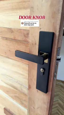 Replying to @Miss Kim30 Ito yung door knob na pwedi pa left or right side kasi naaadjust yung handle #doorknob #minimalistdoorknob #europeandoorknob 