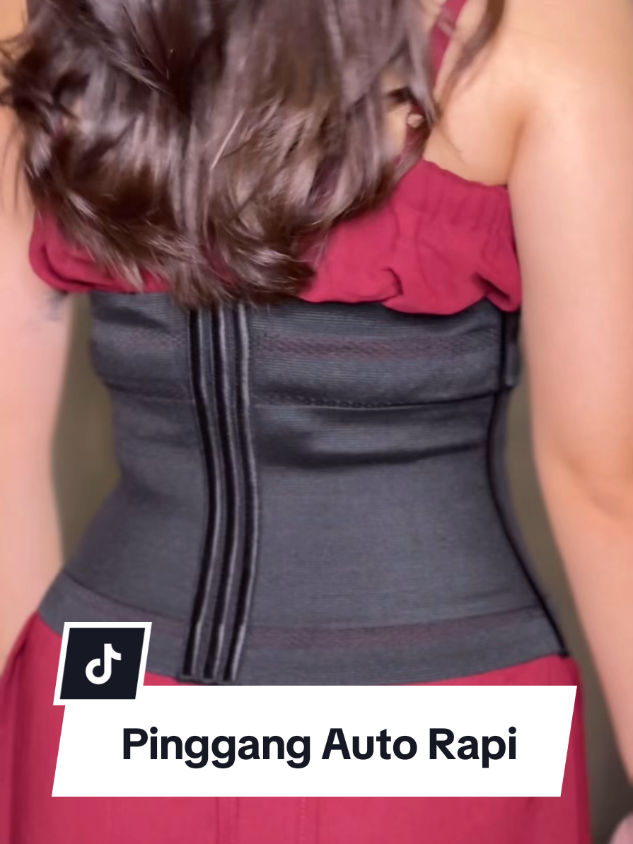 Pinggang auto rapi 🤎✨️ #korset #shapewear #brapushup #braseamless  #OOTD 