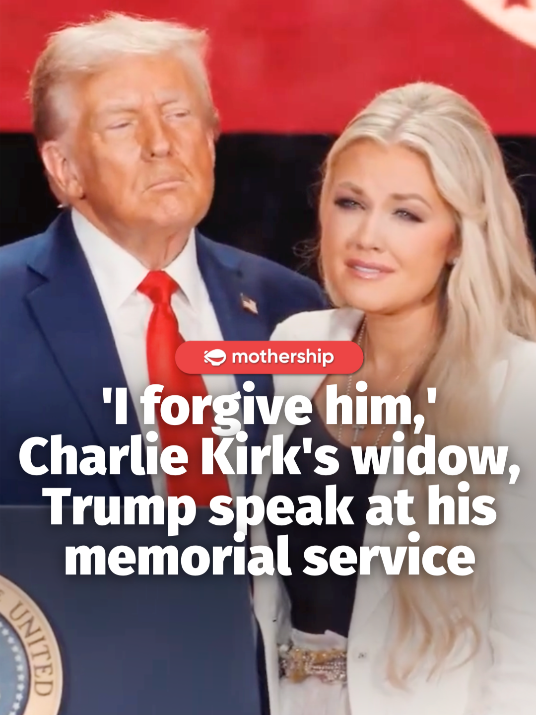US President Donald Trump made an appearance at prominent right-wing activist Charlie Kirk's memorial service held in Glendale, Arizona on Sep. 21. He praised Kirk's political legacy, vowing to have him remembered as a 