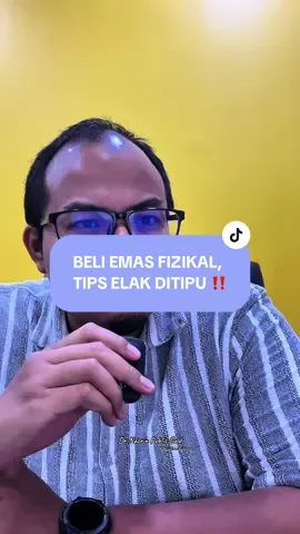 Beli emas fizikal. Ini adalah antara tips berkesan untuk elakkan anda menjadi mangsa penipuan dalam pelaburan emas.  Beli emas dan emas itu dapat dalam tangan, anda sebenarnya membeli ketenangan. Jika sesuatu terjadi dengan syarikat tersebut, anda tidak kerugian apa-apa kerana emas itu masih ada dalam tangan dan anda boleh jualkan emas itu pada bila-bila masa sahaja. Berbeza jika anda beli emas tapi tak dapat emas, risikonya sangat tinggi bahkan anda boleh kerugian semua modal anda.  Renung-renungkanlah ya.  Semoga bermanfaat.  #publicgold #emas #emas999 #scammeralert #ilmuemas 