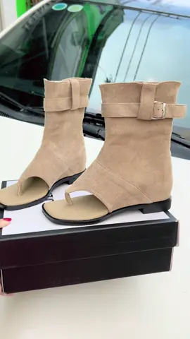 Boot xỏ ngón da lộn chất đẹp mê #botxongon #botdalon #bootkepngon 