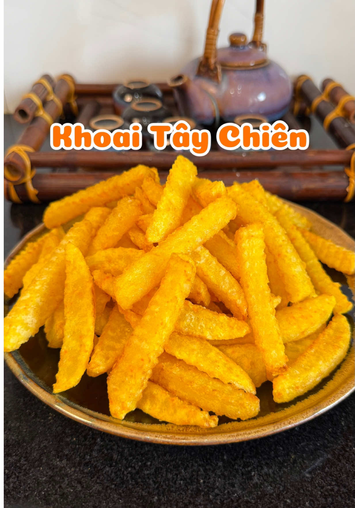 Tự làm Khoai Tây chiên giòn rụm, thơm ngon  tại nhà ngon hơn ngoài hàng #diepthichnau888 #xuhuong #fyp #nauancungtiktok #khoaitaychien 