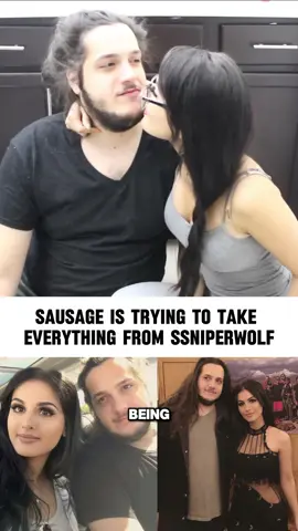Ssniperwolf’s ex husband Sausage is trying to take everything from her #ssniperwolf #kaicenat #foryou #news #breakingnews 