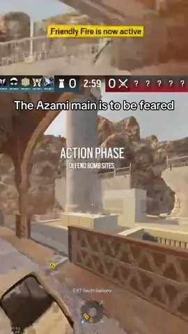 The Azami Main is horrifying #rainbowsix #rainbowsixsiege #gameplay #siegex #siege 