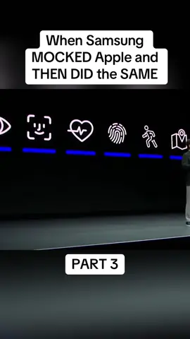 When Samsung MOCKED Apple and THEN DID the SAME - PART 3 #samsung #apple #thesame #mocked #fyp
