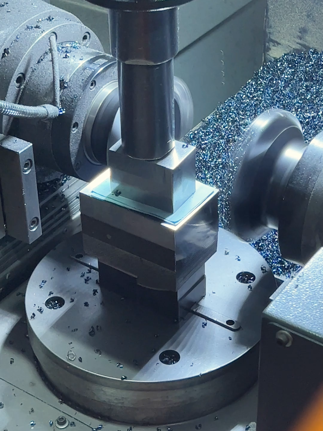CNC Duplex Milling Machine-350 #mold #molding #moldmaking #moldbase #moldmaker #plasticmold #injectionmolding #toolsteel #moldsteel #diecasting #cncmilling #cncmachining #cncmachiningcenter #instamachinist #cncmachinist #cncmachine #machineshop #machinetools #fyP #manufacturing