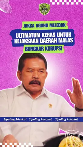 Jaksa Agung Meledak! Ultimatum Keras untuk Kejaksaan Daerah Malas Bongkar Korupsi #kejaksaanagung #hukumhumanisberkeadilan #reformasipengadilan #stburhanuddin #peringatanjaksaagung 