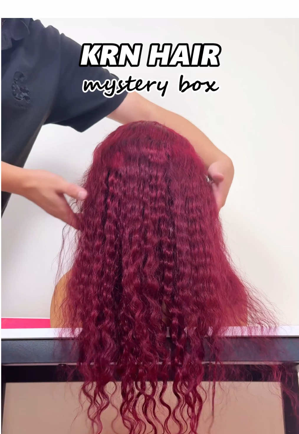 KRN HAIR  sent me a mysterous  wig and jewelry piece 🤣🤣🤣#mysterybox #krnhair #wig #wigtok #fyp 