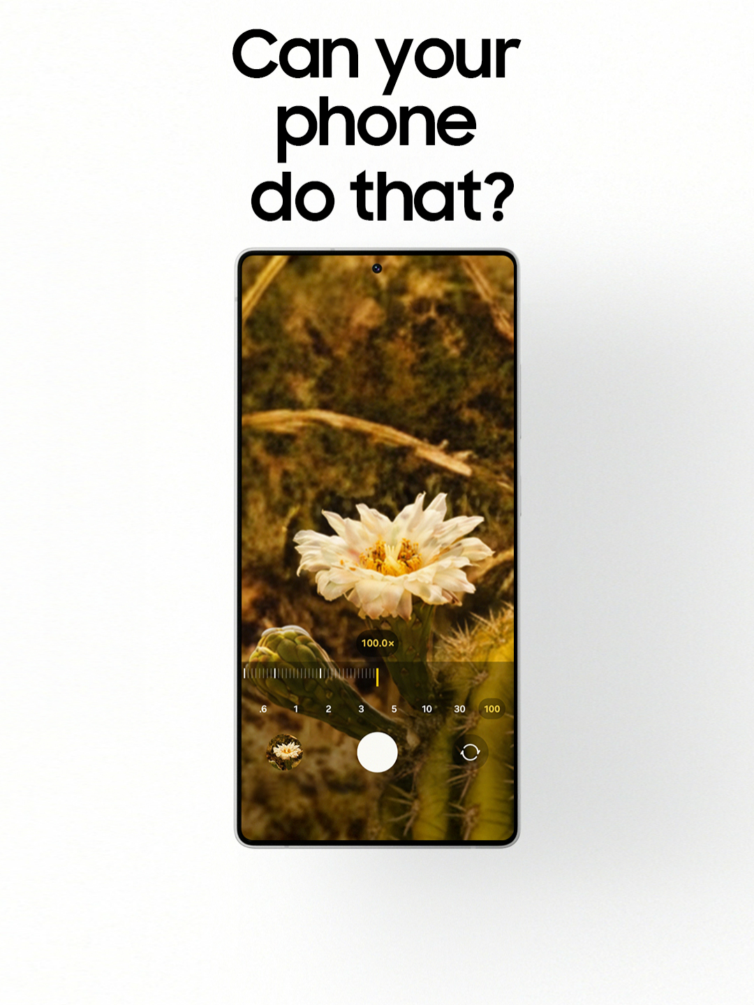 Why stop at 40x? Our z👀m goes to 100x. Can your phone do that? #GalaxyAI #GalaxyS25Ultra #camera #Samsung Learn more: samsung.com