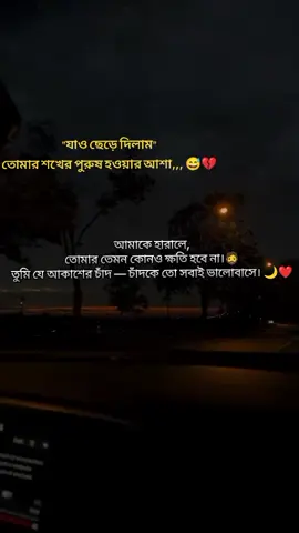 ✨ আমায় হারালে তেমন ক্ষতি হবে না... 😅 #Hashirshomrat02 #LoveQuotes #EmotionalLines #Feelings #LifeLines  